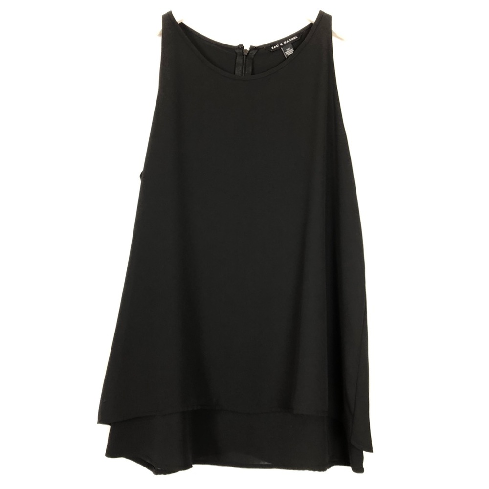 Zach & Rachel | Double Layer ZIP Back Blouse | s